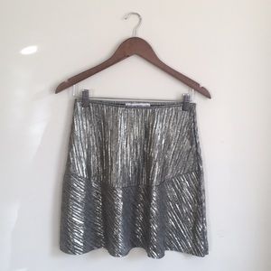 Mango metallic skirt